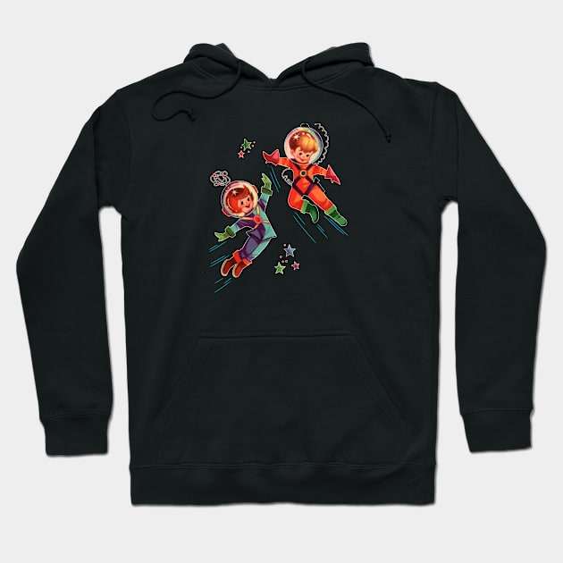 Retro Space-Kids! Hoodie by CMProds